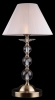 Купить: Лампа настольная CRYSTAL 3411/1T античная бронза/белый