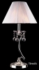 лампа настольная EGYPT CRYSTAL 1087/1 хром/серебристый/прозрачный хрусталь купить
